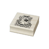 TAMPONS ENCREURS PIG VOLANT, AILES À BOUTEILLE, JARDIN FAIRY WHIMSY (Tampon)