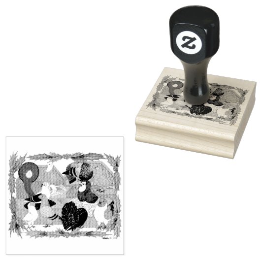 Tampons Encreurs Pigeons de Christmas (Tamponné)