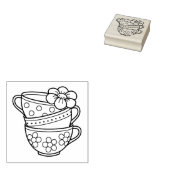 Tampons Encreurs Pile de tasses (Tamponné)