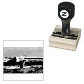 Tampons Encreurs Pingouin devant une arche de glace (Tamponné)