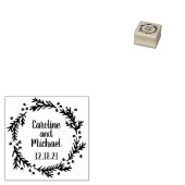 Tampons Encreurs Pins et baies Serre rustique | MARIAGE (Tamponné)