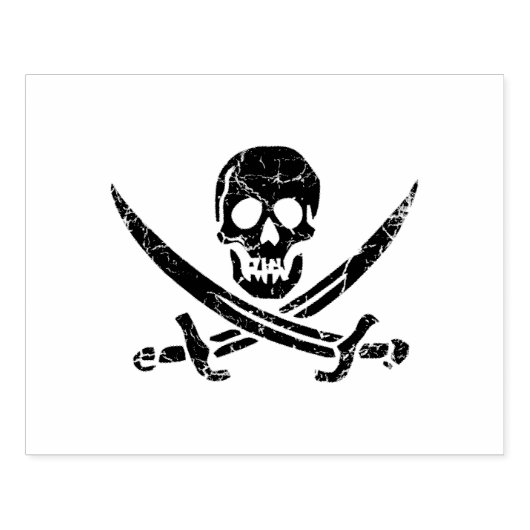 Tampons Encreurs Pirate cross (Impression)