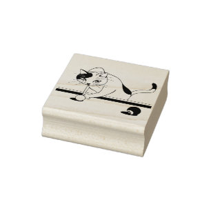 Tampons Encreurs piscine avec cachet d'art du chat