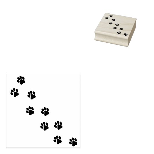 Tampons Encreurs piste de chat timbre d'art (Tamponné)