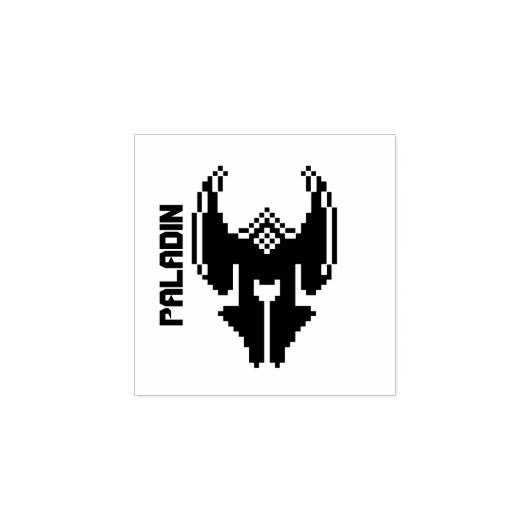 Tampons Encreurs Pixel Art D&D Classe Icon Paladin (Impression)