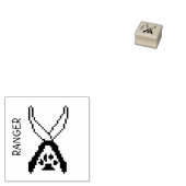 Tampons Encreurs Pixel Art D&D Classe Icon Ranger (Tamponné)