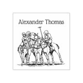 Tampons Encreurs Plan Polo Stylisé vintage N° 1 (Impression)