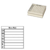 Tampons Encreurs Planificateur de repas du journal des puces (Tamponné)