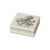 Tampons Encreurs Plaque de bibliothèque Octopus Ex personnalisée (Tampon)