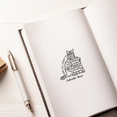 Tampons Encreurs Plaque de catalogue de bibliothèque personnalisée