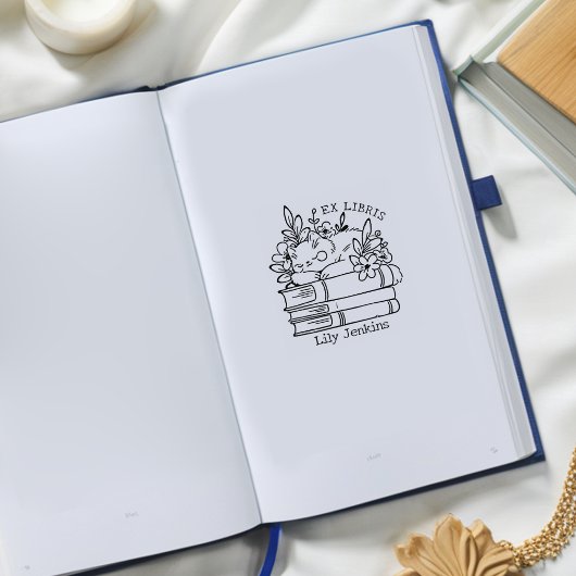 Tampons Encreurs Plaque de chat florale