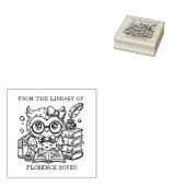 Tampons Encreurs Plaque de réservation Cute Owl (Tamponné)