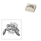 Tampons Encreurs Plaque de réservation personnalisée Turtle Ex Libr (Tamponné)