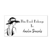 Tampons Encreurs Plaque d'enregistrement Flapper Girl Monogram 1920 (Impression)