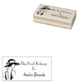 Tampons Encreurs Plaque d'enregistrement Flapper Girl Monogram 1920 (Tamponné)