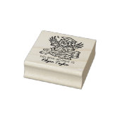 Tampons Encreurs Plaque d'enregistrement personnalisée de la Chouet (Tampon)