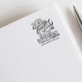 Tampons Encreurs Plaque d'enregistrement personnalisée des Rhinocer