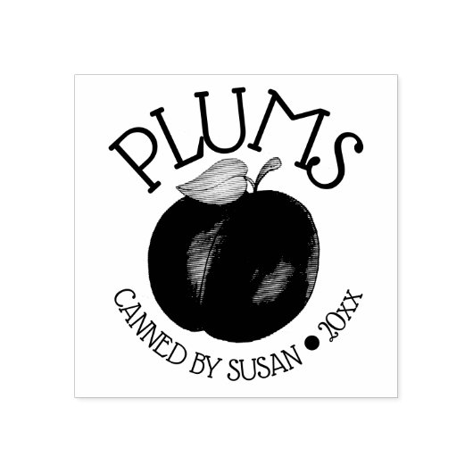 Tampons Encreurs Plum Plum Plum Plum Plum Plum Fruit Mûr En Été (Impression)