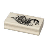 Tampons Encreurs Plumes de paon Peacocks Turquoises (Tampon)