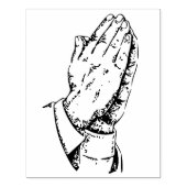 Tampons Encreurs Poignée de prière illustration Timbre d'art motif (Impression)