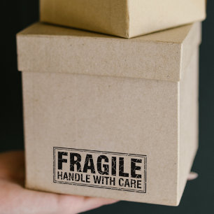 Tampons Encreurs Poignée Fragile Avec Soin, Emballage