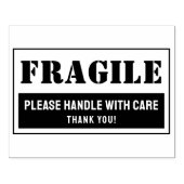 Tampons Encreurs Poignée fragile avec soin Mailing et emballage (Impression)