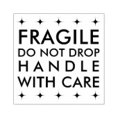 Tampons Encreurs Poignée Fragile Avec Soin Timbre En Caoutchouc Per (Impression)