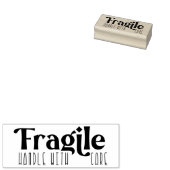 Tampons Encreurs Poignée fragile avec soins Calligraphie Mailing (Tamponné)