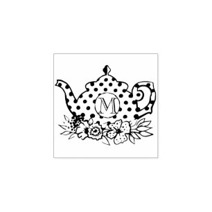 Tampons Encreurs Point de polka antique vintage et monogramme