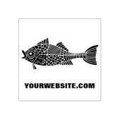 Tampons Encreurs Poisson Abstrait (Impression)