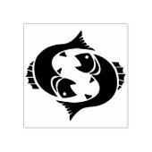 Tampons Encreurs Poisson poisson timbre art zodiac (Impression)