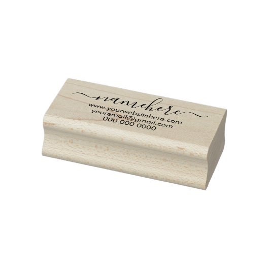 Tampons Encreurs Police de caractères script écriture manuscrite Si (Tampon)