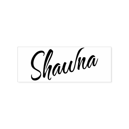 Tampons Encreurs Police de script Cursive Shawna Name (Impression)