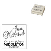 Tampons Encreurs Police de script Marié - Personnalisé (Tamponné)