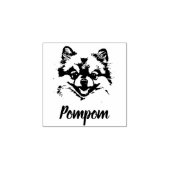 Tampons Encreurs Pomeranian Imprimer Nom personnalisé Signature Boi (Impression)