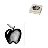 Tampons Encreurs Pomme délicieuse rouge pour le fruit de l'enseigna (Tamponné)