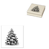 TAMPONS ENCREURS POMPE EN CAOUTCHOUC : ARBRE DE NOËL (Tamponné)