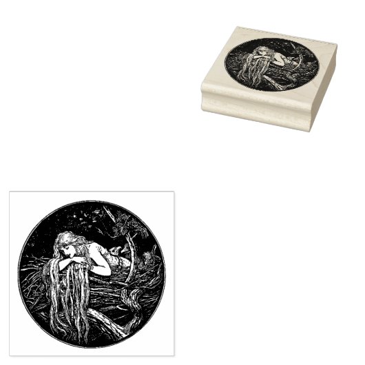 Tampons Encreurs POMPE EN CAOUTCHOUC WQ Grand Cheveux (Tamponné)