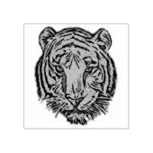 Tampons Encreurs Pop Art TIGER HEAD + votre backgr. & idées (Impression)
