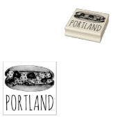 Tampons Encreurs Portland ME Maine Lobster Roll Sandwich Timbre ali (Tamponné)