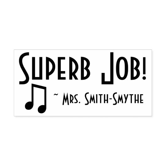 Tampons Encreurs Positif "Superbe job !" Timbre en caoutchouc (Impression)