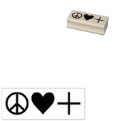 Tampons Encreurs positivité de l'amour de paix (Tamponné)