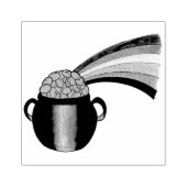 Tampons Encreurs Pot d'or arc-en-ciel Saint Patrick's Day Clover (Impression)