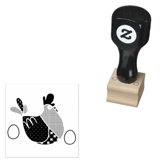 Tampons Encreurs Poulets fous (Tamponné)