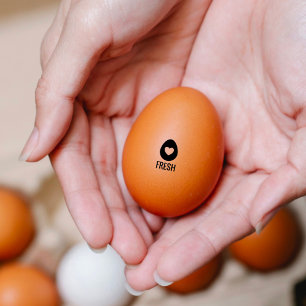 Tampons Encreurs Poulets, oeufs de poules   Oeufs frais   Timbre de