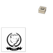 Tampons Encreurs Poulets rustiques Nom personnalisé OEuf de poulet (Tamponné)