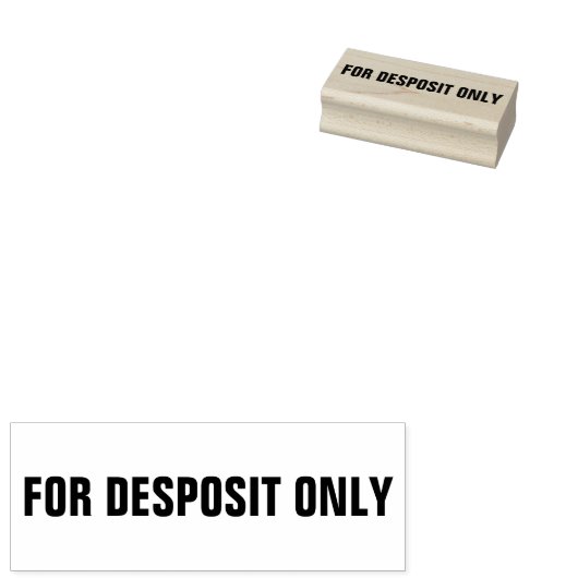 Tampons Encreurs Pour dépôt uniquement (Tamponné)