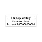 Tampons Encreurs Pour dépôt uniquement Modèle professionnel (Impression)