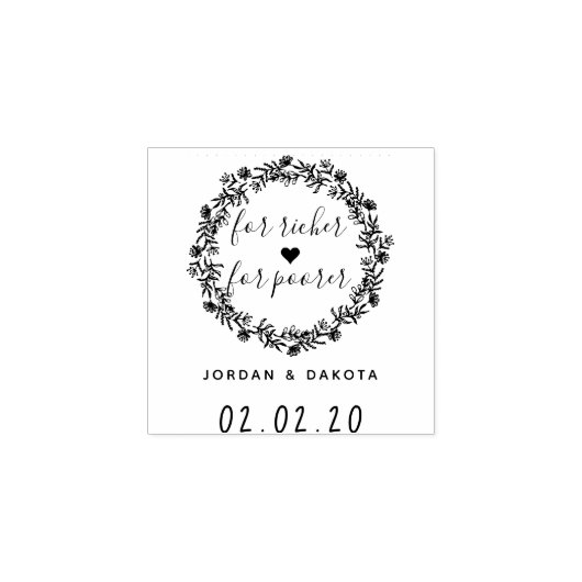 Tampons Encreurs Pour Richer Pour Un Mariage Personnalisé Plus Faib (Impression)
