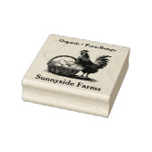 Tampons Encreurs Poussette D'Oeufs Frais De Ferme Avec Panier Rusti (Tampon)